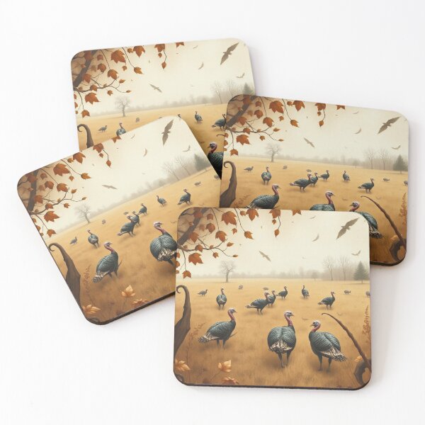 Item preview, Watercolor Thanksgiving Turkeys designed and sold by LavIsInTheAir.
