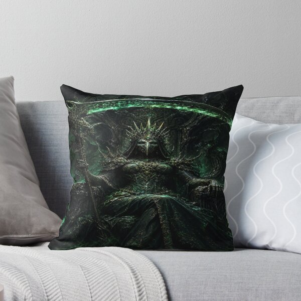 Item preview, Plague Queen on Twisted Roots Throne - Dark Fantasy Art designed and sold by MAVIRA ART.
