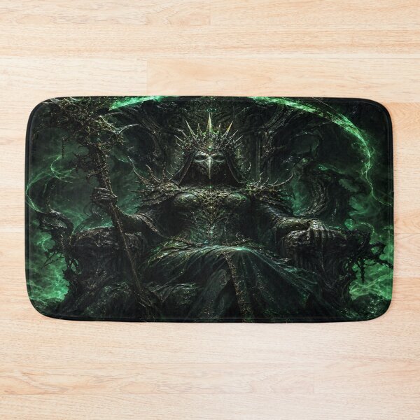 Item preview, Plague Queen on Twisted Roots Throne - Dark Fantasy Art designed and sold by JMAVILA ART.