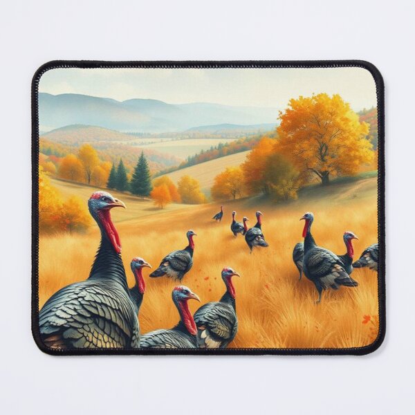 Item preview, Watercolor Thanksgiving Turkeys designed and sold by LavIsInTheAir.