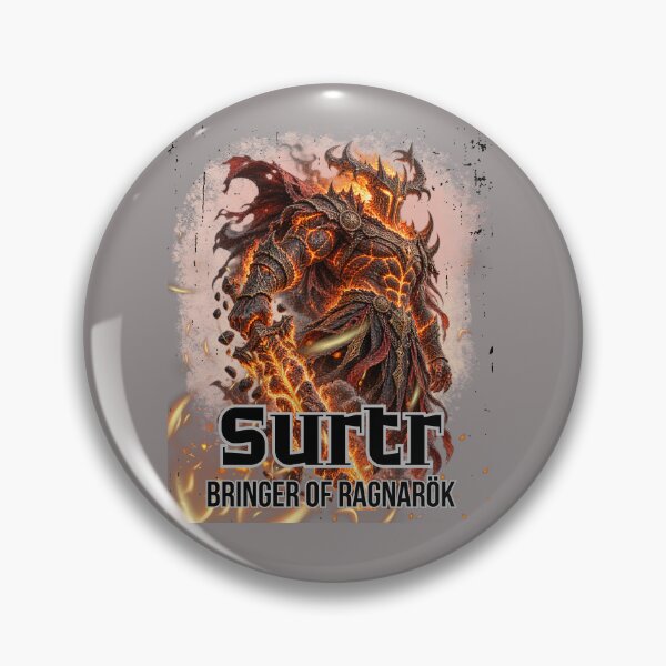 Item preview, Surtr Bringer of Ragnarök designed and sold by AhmadAnnaPrints.