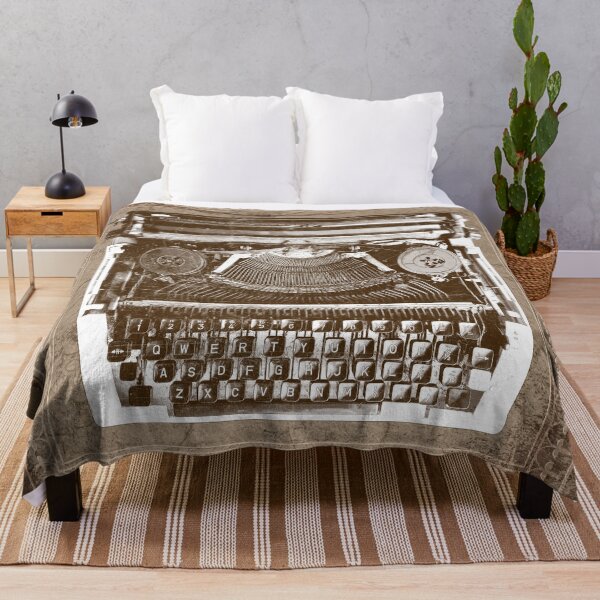 Item preview, Vintage Manual Typewriter Top View Typebars Keys Brown designed and sold by Ghoul Enterprises.