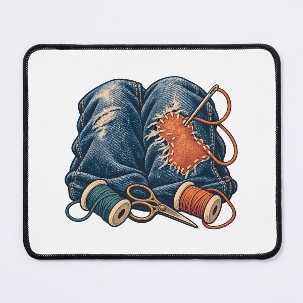 Item preview, Visible Mending Patchwork Repair Kit designed and sold by Philippa Shop.