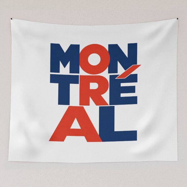 Item preview, Montreal Bold Red and Navy Stacked Letters designed and sold by Fenay Designs.