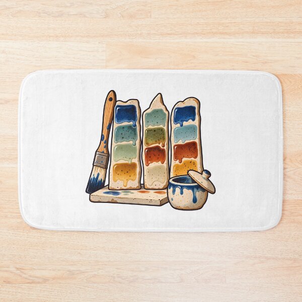 Item preview, Ceramic Glaze Test Palette Studio designed and sold by Philippa Shop.