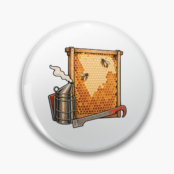 Item preview, Beekeeper Hive Inspection Tools Emblem designed and sold by Philippa Shop.