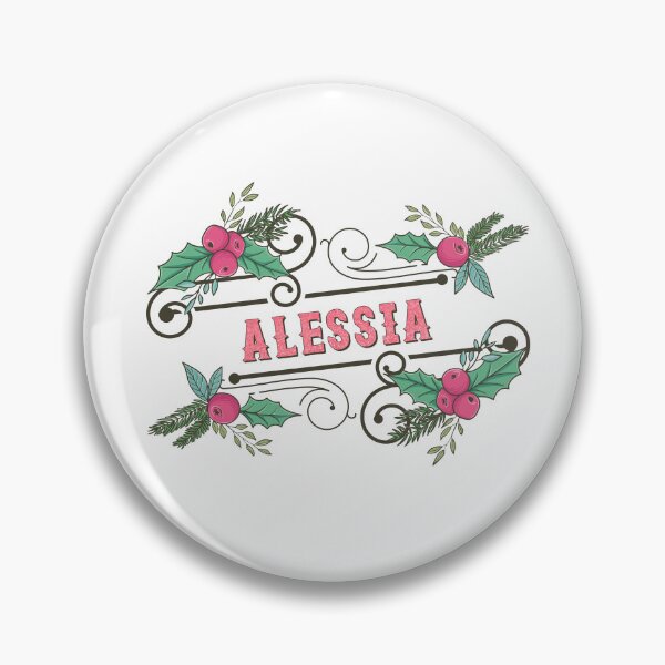 Item preview, Alessia Personalized Custom Christmas Name - Cool & Funny Design for Women and Girls designed and sold by Watsonarts.