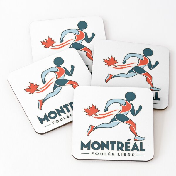 Item preview, Montreal Foulee Libre Runner and Maple Leaf designed and sold by Fenay Designs.