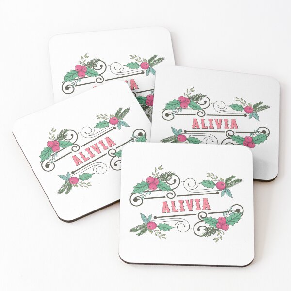Item preview, Alivia Personalized Custom Christmas Name - Cool & Funny Design for Women and Girls designed and sold by Watsonarts.