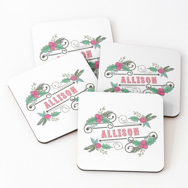 Item preview, Allison Personalized Custom Christmas Name - Cool & Funny Design for Women and Girls designed and sold by Watsonarts.