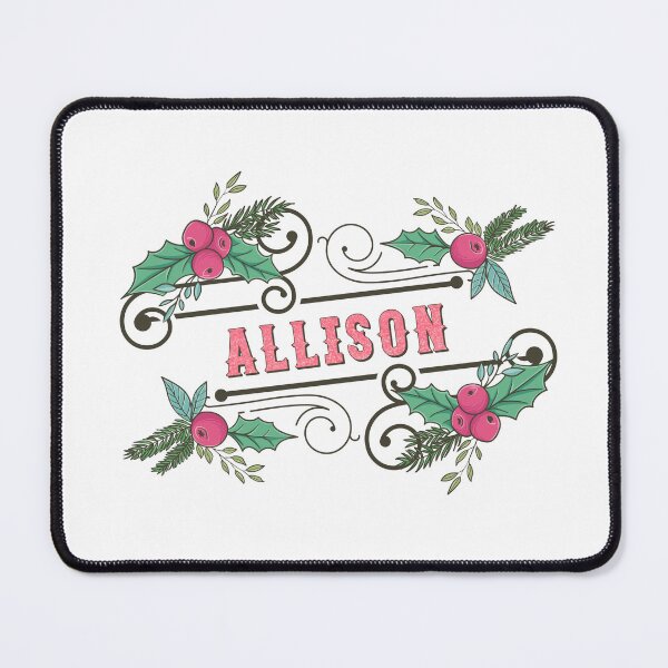 Item preview, Allison Personalized Custom Christmas Name - Cool & Funny Design for Women and Girls designed and sold by Watsonarts.