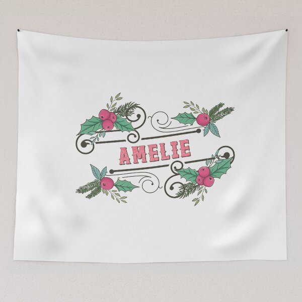 Item preview, Amelie Personalized Custom Christmas Name - Cool & Funny Design for Women and Girls designed and sold by Watsonarts.
