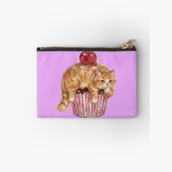 Item preview, Cute Orange Cat Cupcake with Cherry designed and sold by Merli7.