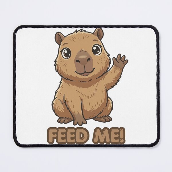 Item preview, FEED ME! Collection Baby Capybara designed and sold by soin10s-designs.