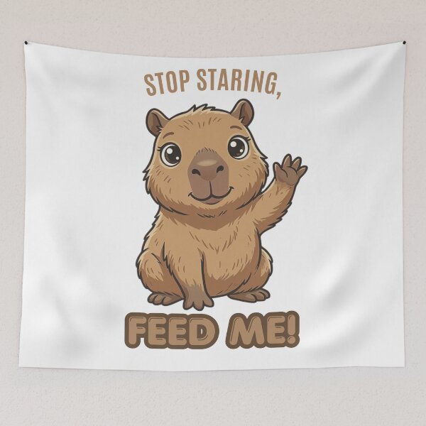Item preview, FEED ME! Collection Baby Capybara designed and sold by soin10s-designs.