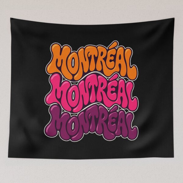 Item preview, Montreal Groovy Triple Stack Bubble Letters designed and sold by Fenay Designs.