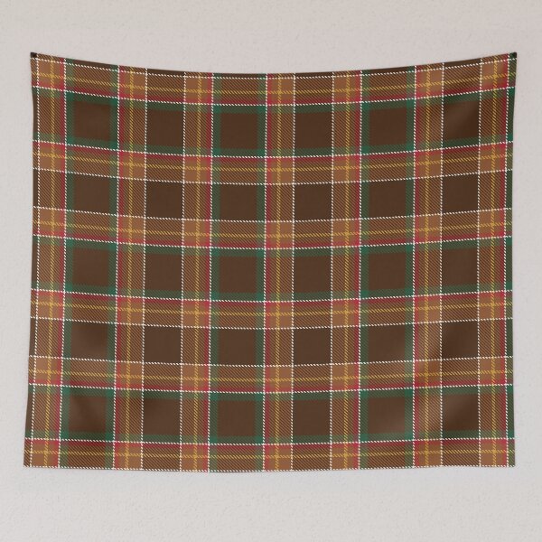 Item preview, Gingerbread Tartan — Warm Spiced Cookie Plaid Pattern designed and sold by 89BLACK.
