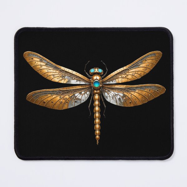Item preview, Copper Mechanical Steampunk Dragonfly designed and sold by Retro Art Factory.