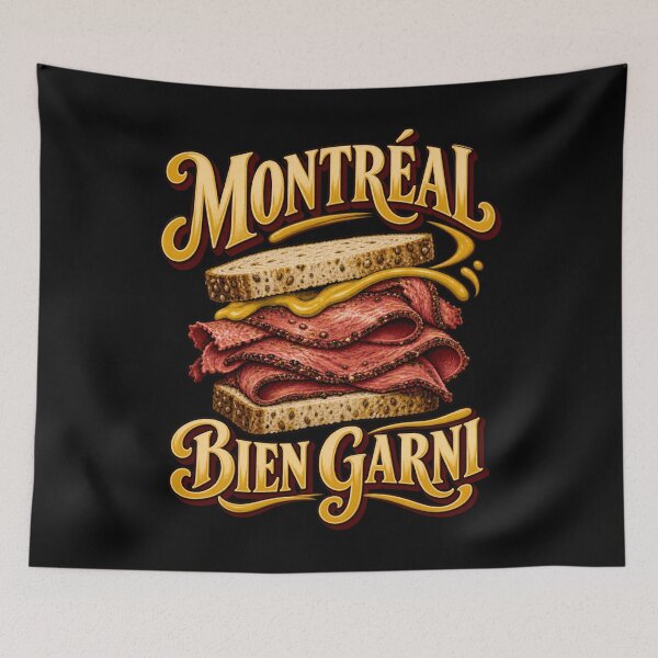 Item preview, Montreal Bien Garni Smoked Meat Sandwich designed and sold by Fenay Designs.
