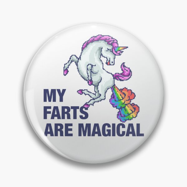 Item preview, Funny Farting Unicorn, My Farts Are Magical designed and sold by VintageMashup.
