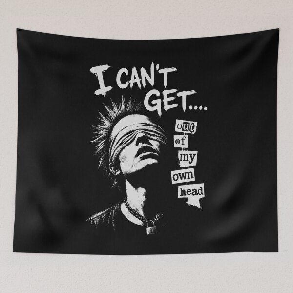 Item preview, I Cant Get Out Of My Own Head Punk Graphic designed and sold by ERODED SELF.
