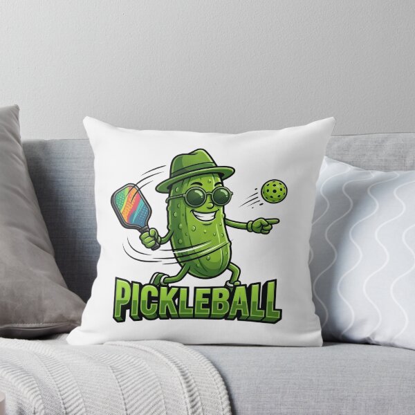 Item preview, Funny Pickleball Pickle Character designed and sold by Basma Designs | Retro, Kawaii Shirts & Stickers.