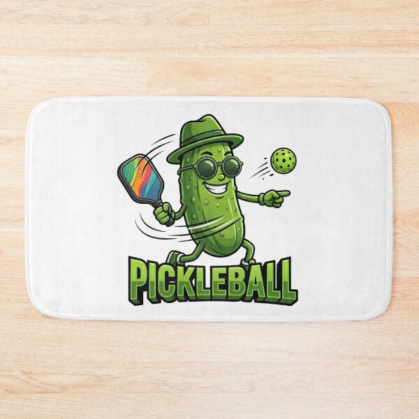 Item preview, Funny Pickleball Pickle Character designed and sold by Basma Designs | Retro, Kawaii Shirts & Stickers.