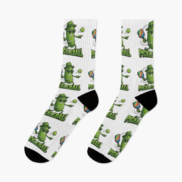 Item preview, Funny Pickleball Pickle Character designed and sold by Basma Designs | Retro, Kawaii Shirts & Stickers.