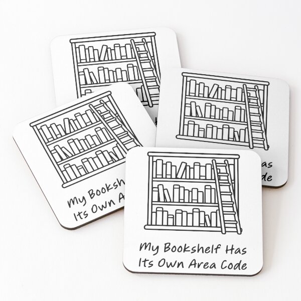 Item preview, My Bookshelf Has Its Own Area Code designed and sold by theartfulaspie.