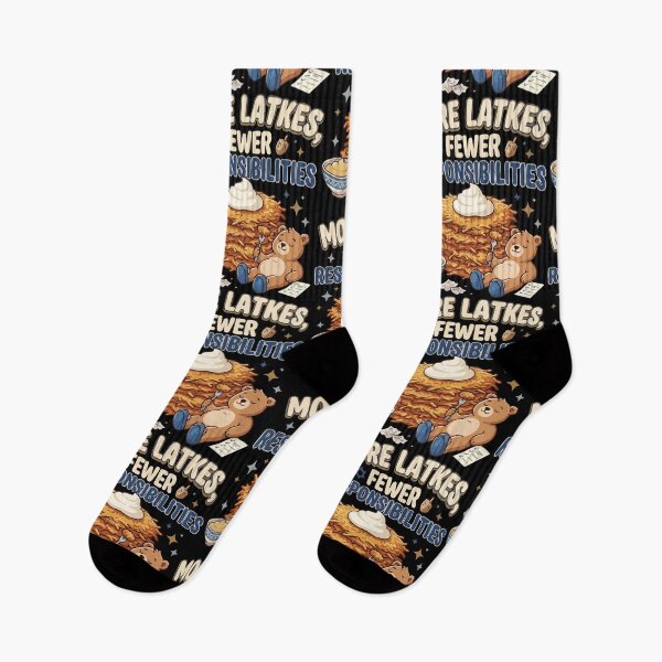 Item preview, More Latkes Fewer Responsibilities Hanukkah designed and sold by YASSINE HZ.