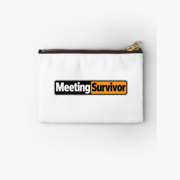 Item preview, Meeting Survivor Engineering Humor Wordmark designed and sold by JAQSCOMICS.