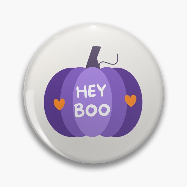Item preview, Hey Boo Cute Purple Pumpkin Halloween Card designed and sold by OlhaTironArt.