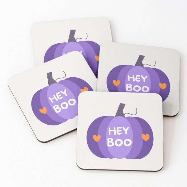 Item preview, Hey Boo Cute Purple Pumpkin Halloween Card designed and sold by OlhaTironArt.