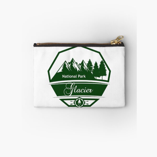 Item preview, Glacier National Park Badge | Montana Mountain Hiking Travel Souvenir designed and sold by DonnaRaine.