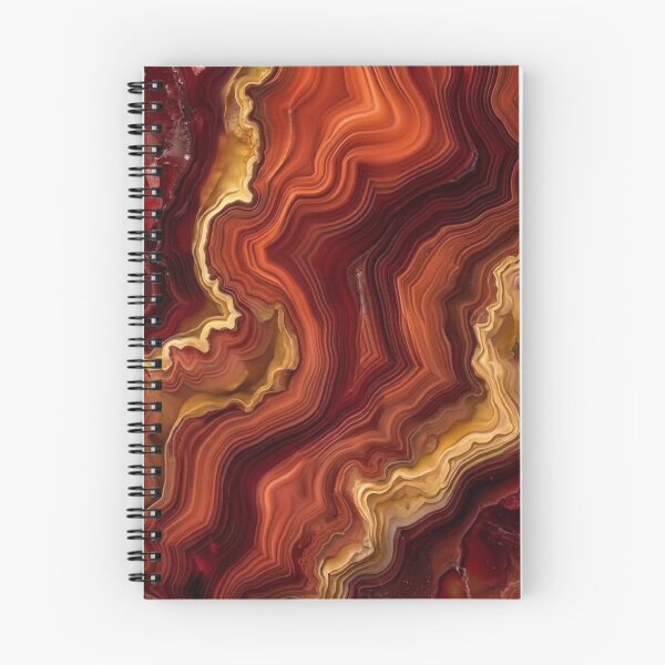 Item preview, ​Crimson and Amber Agate Slice designed and sold by KingsArtworx 2.