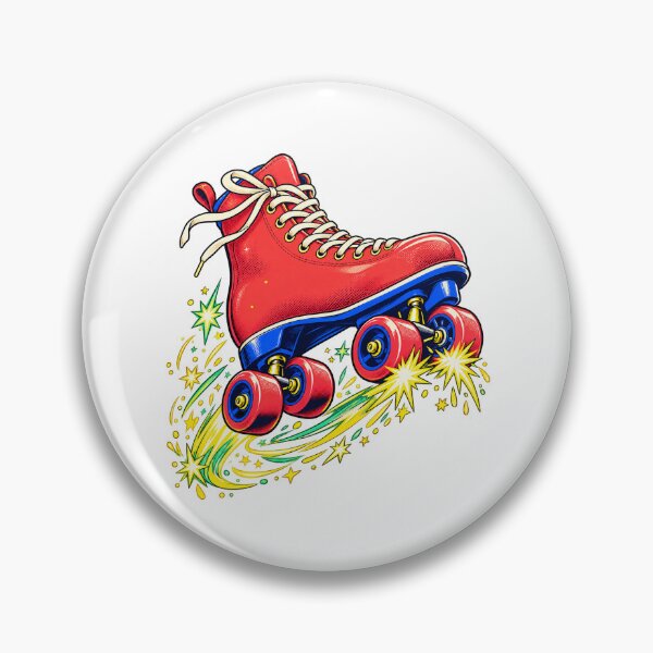Item preview, Coral Roller Skate Fireworks New Year Streetwear designed and sold by RAX Mirth Studio.