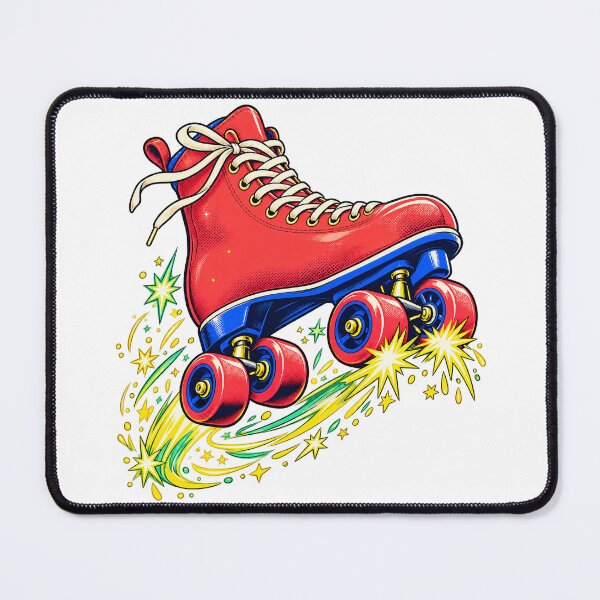 Item preview, Coral Roller Skate Fireworks New Year Streetwear designed and sold by RAX Mirth Studio.