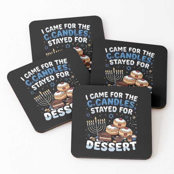 Item preview, Hanukkah Candles Dessert Funny Jewish Holiday Foodie designed and sold by YASSINE HZ.