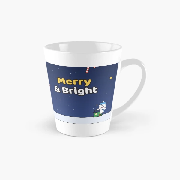 Pip's Christmas Village - Merry & Bright Cozy Holiday Marshmallow — Classic Mug by BiMood