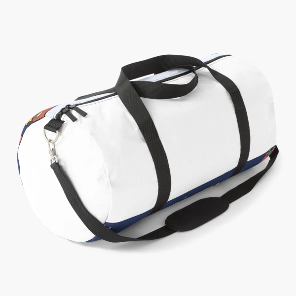 Pip's Christmas Village - Merry & Bright Cozy Holiday Marshmallow — Duffle Bag by BiMood