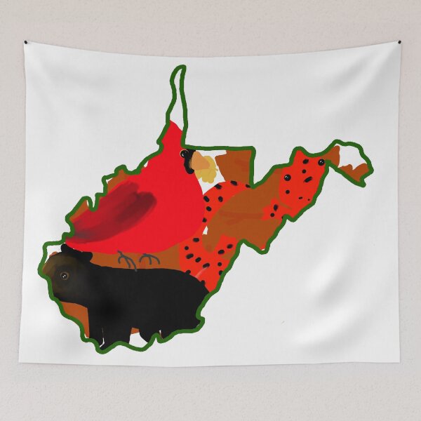 Item preview, West Virginia- inline designed and sold by EmberGlowPress.