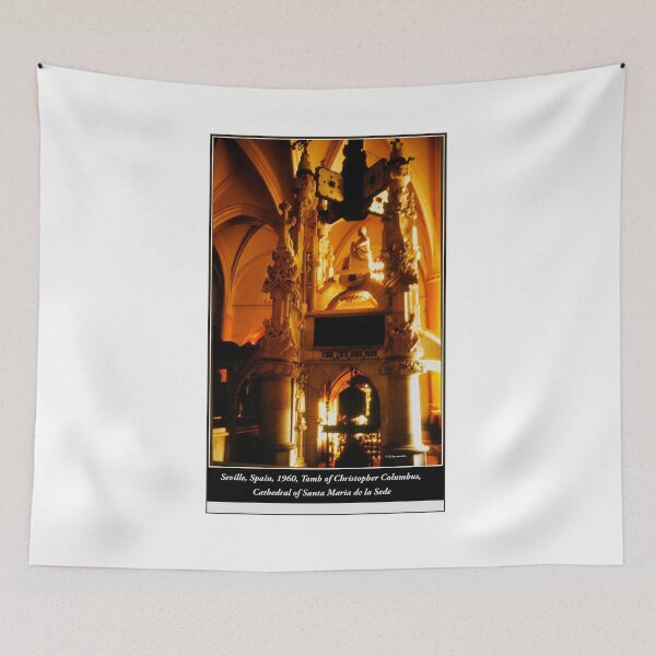 Item preview, Seville, Spain, September 10, 1960, Tomb of Christopher Columbus, Cathedral of Santa Maria de la Sede designed and sold by AMacGPhilly.