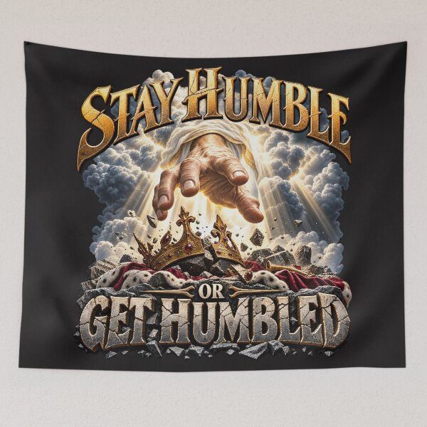 Item preview, Stay Humble or Get Humbled – Biblical Christian Faith Divine Judgment designed and sold by Offline Behavior.