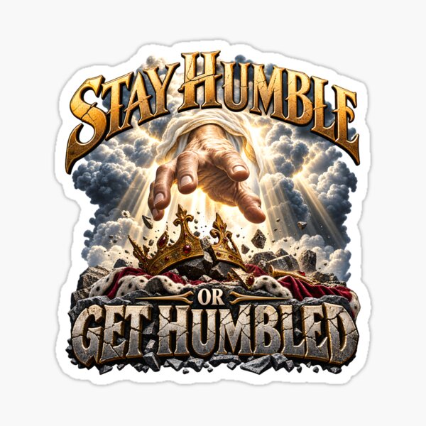 Item preview, Stay Humble or Get Humbled – Biblical Christian Faith Divine Judgment designed and sold by Offline Behavior.