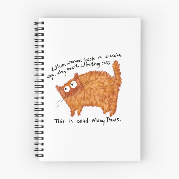 Item preview, Many Paws Funny Menopause Cat Humor designed and sold by TrueWoven Studio.