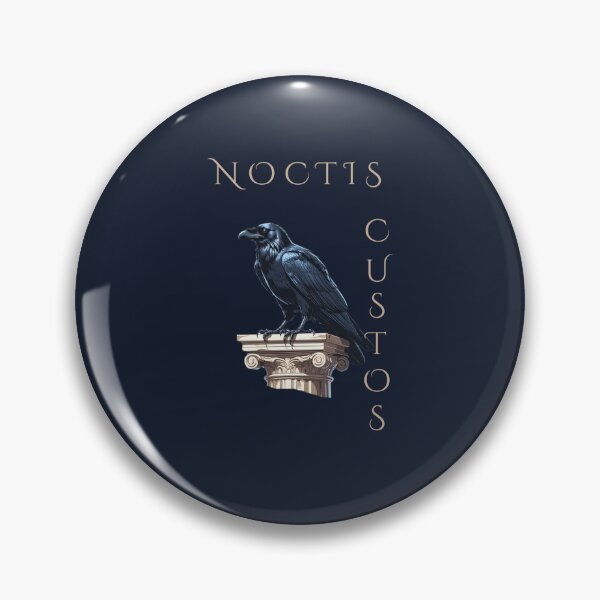 Item preview, Noctis Custos Raven on Classical Column – Gothic Dark Academia Art designed and sold by semenol.