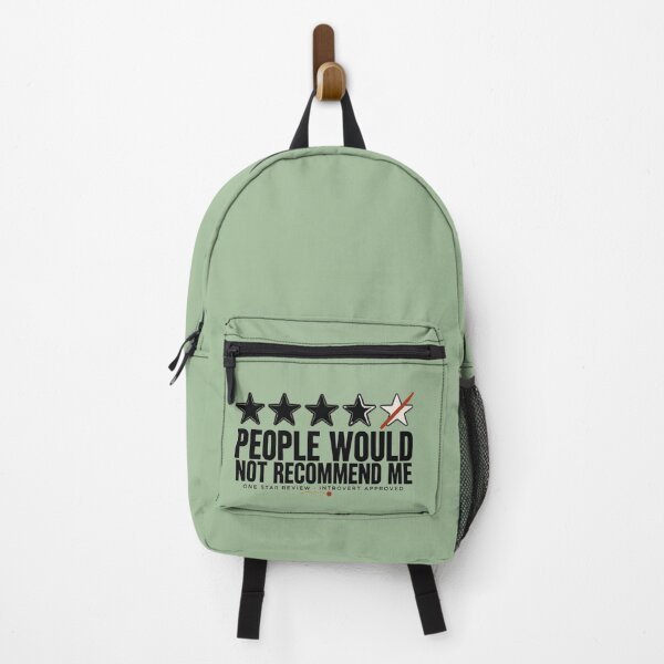 Item preview, People Would Not Recommend Me – Funny Introvert Sarcastic Humor One Star Review designed and sold by MystiMagica.