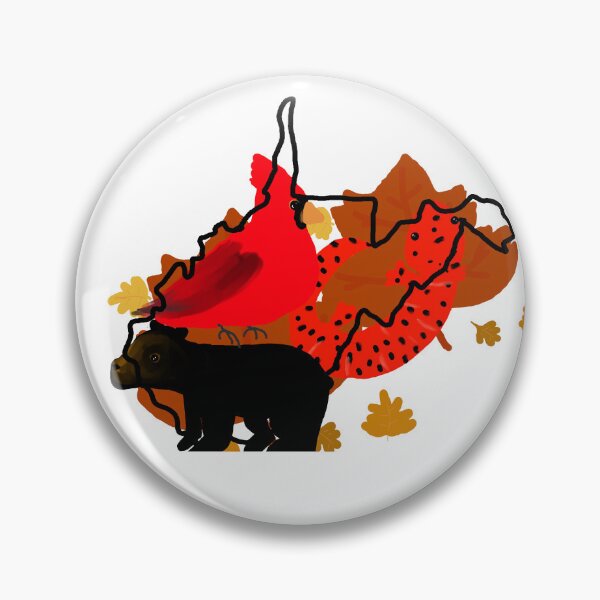 Item preview, West Virginia- Overlap designed and sold by EmberGlowPress.