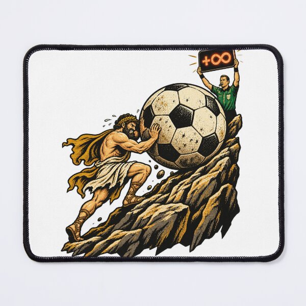 Item preview, Sisyphus Extra Time – Endless Football Myth designed and sold by Lenny-Nero.
