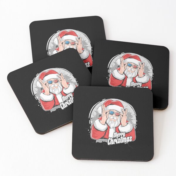 Item preview, Cool Santa in 3D Glasses - Merry Christmas Art designed and sold by Jackson-Will.